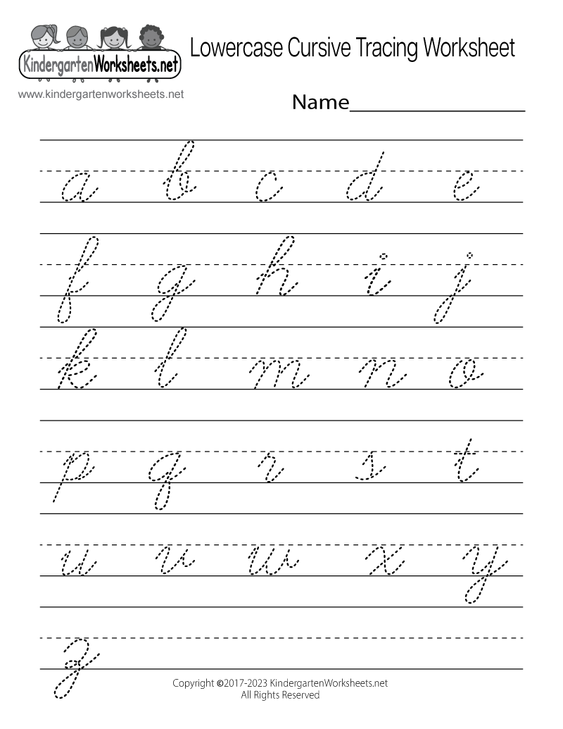 free kindergarten printable worksheets handwriting