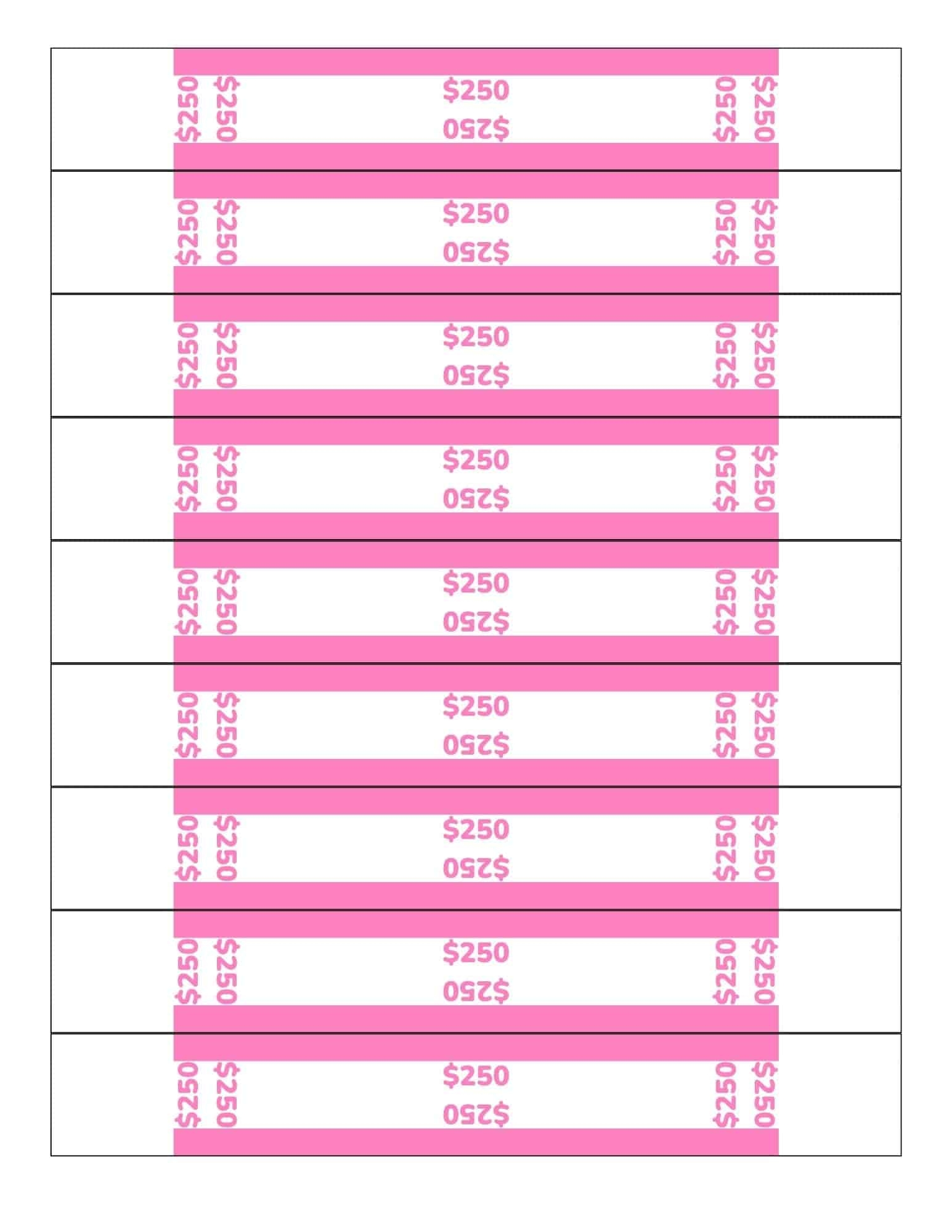 paper printable coin wrappers