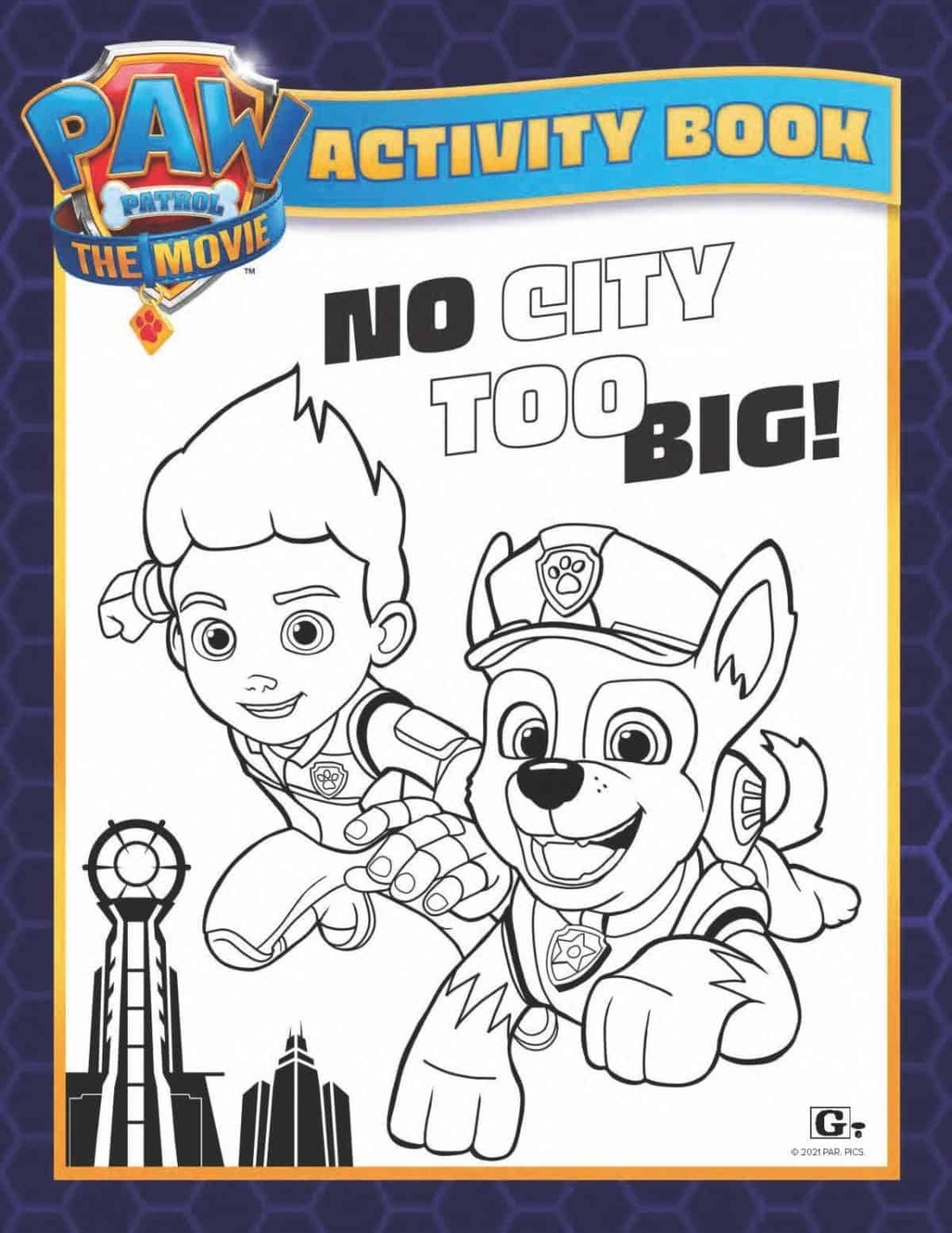 coloring pages paw patrol printable