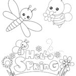 Free Printable Spring Coloring Sheets Merry About Town