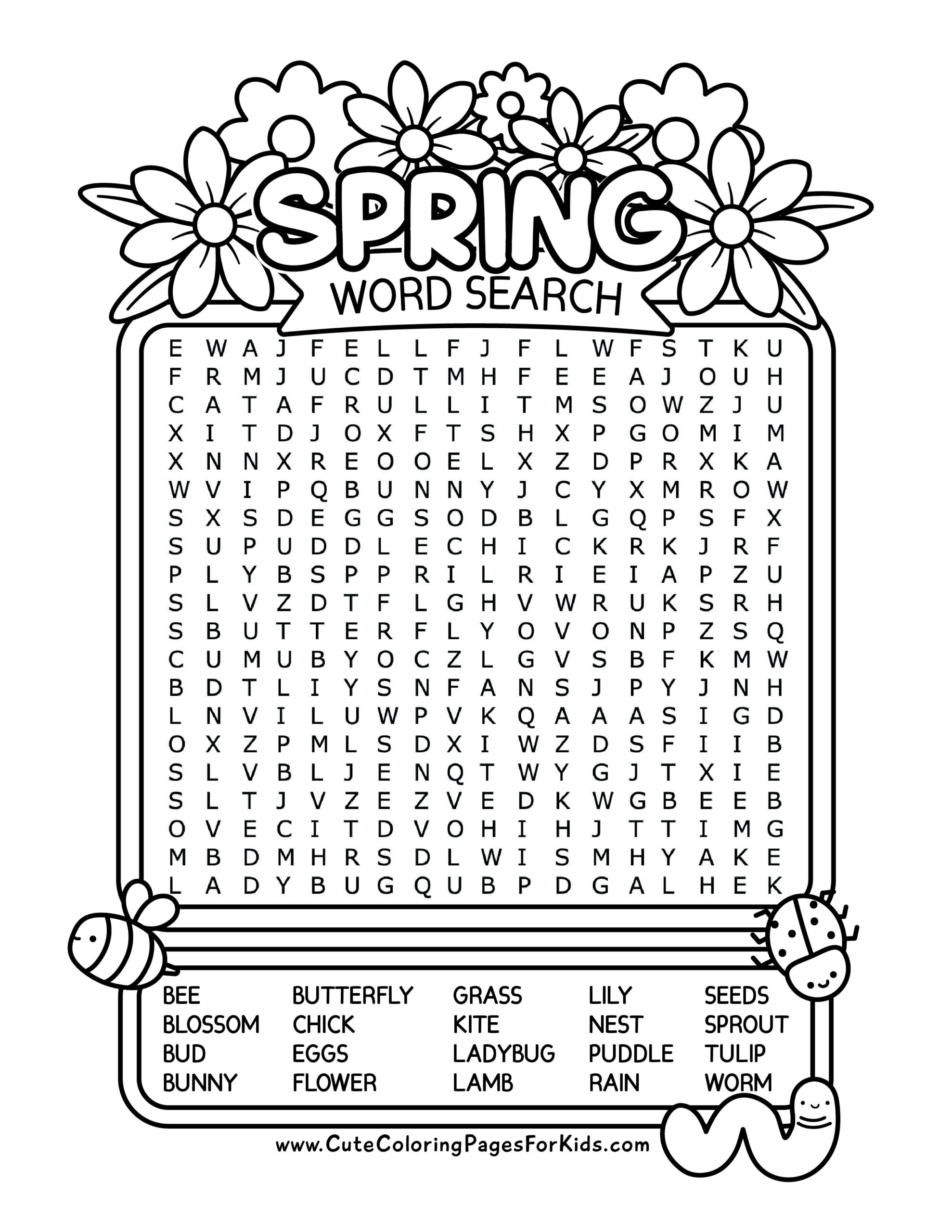 free word puzzles printable