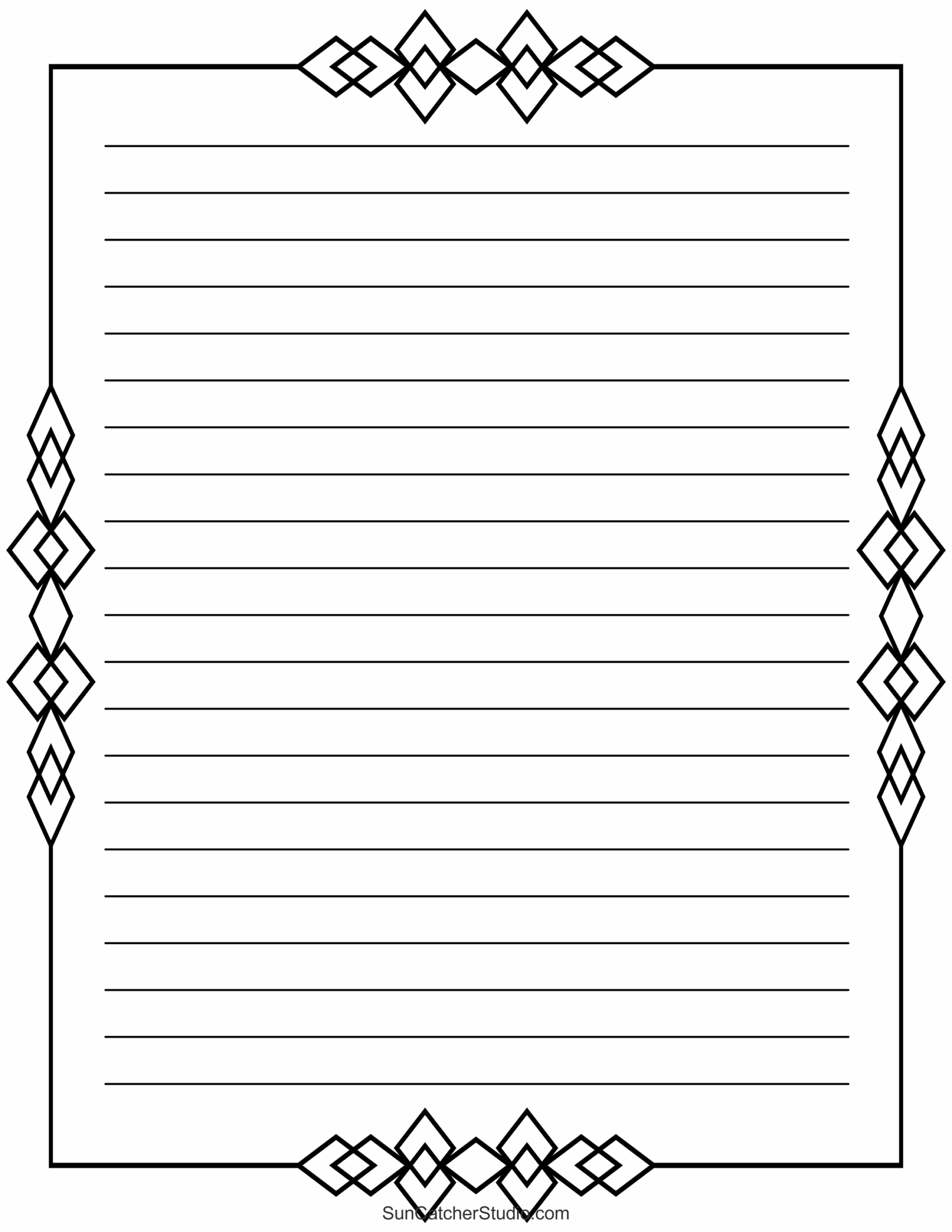 blank lined paper printable