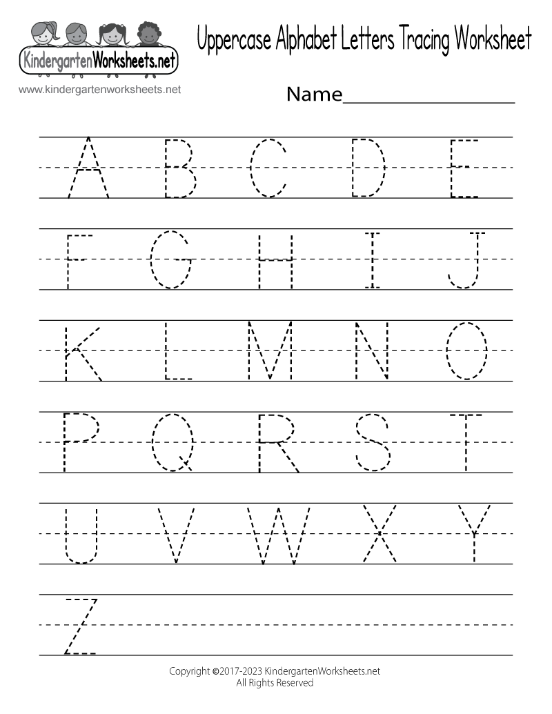 free printable kindergarten writing worksheets