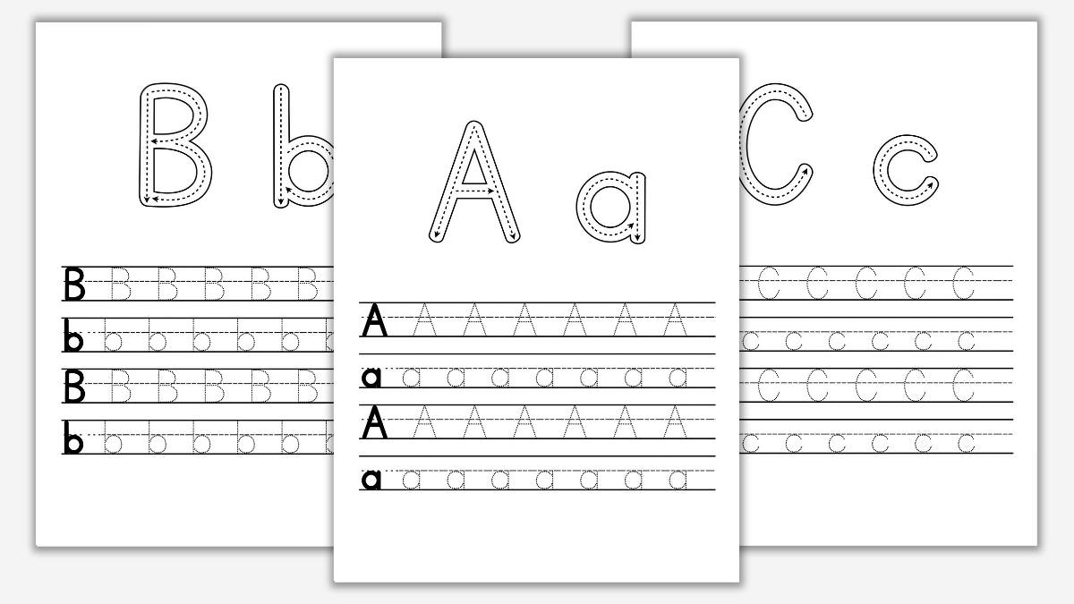 printable alphabet letter worksheets
