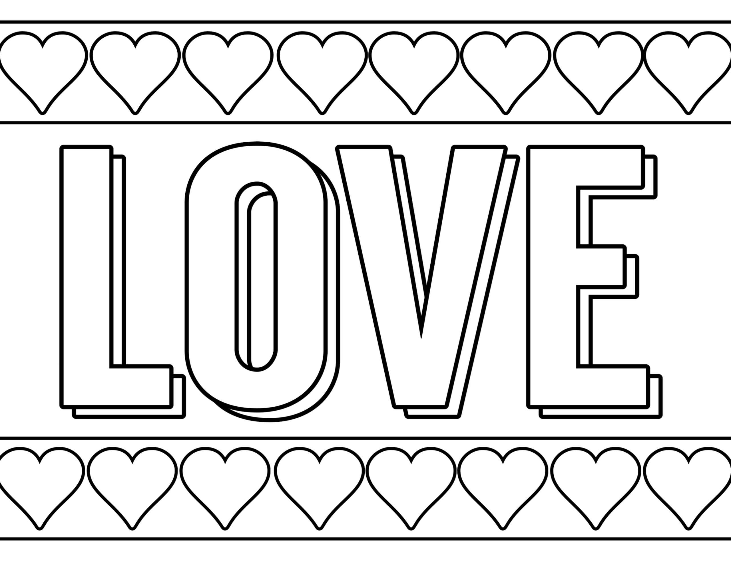 free printable valentines coloring pages