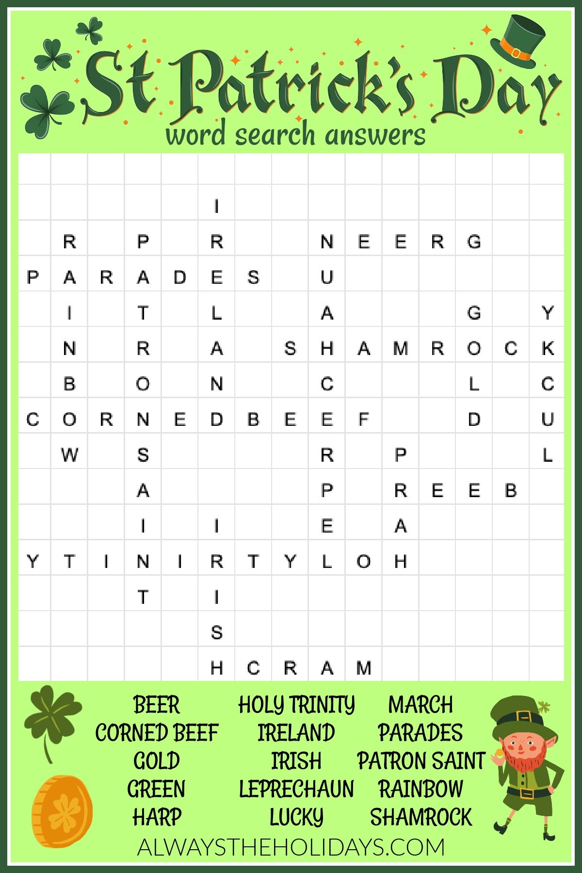 st patrick's day puzzles printable free st patrick's day puzzles printable free
