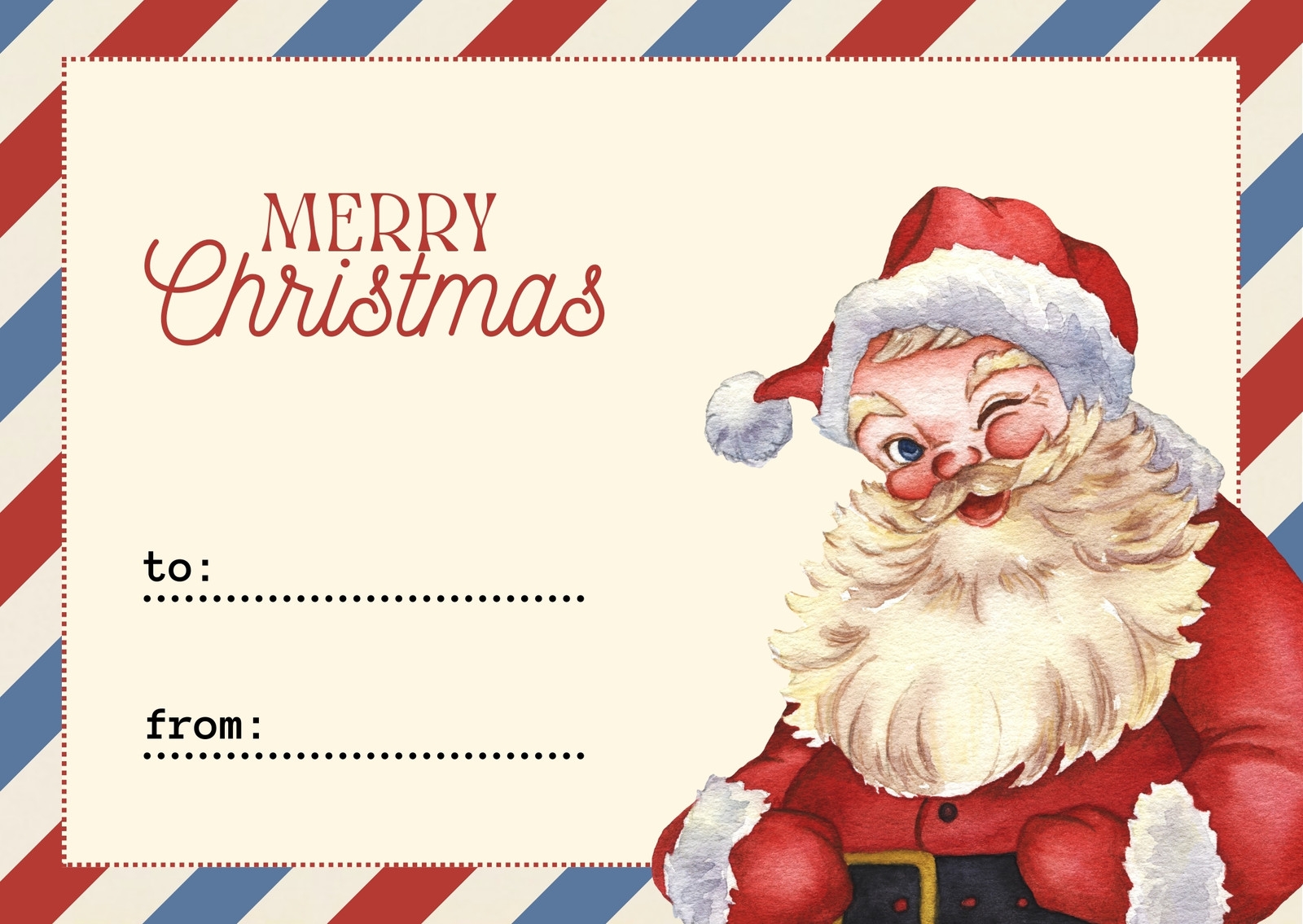 Free To Edit And Print Vintage Christmas Card Templates Canva