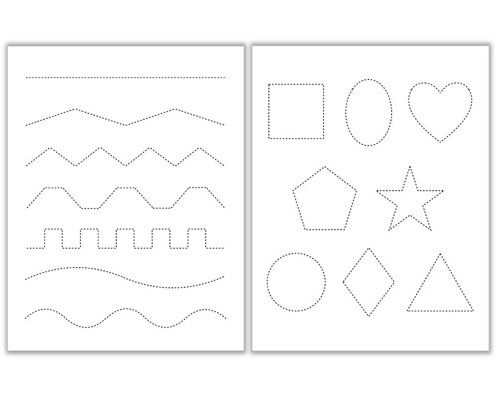 cutting worksheet for preschoolers printable