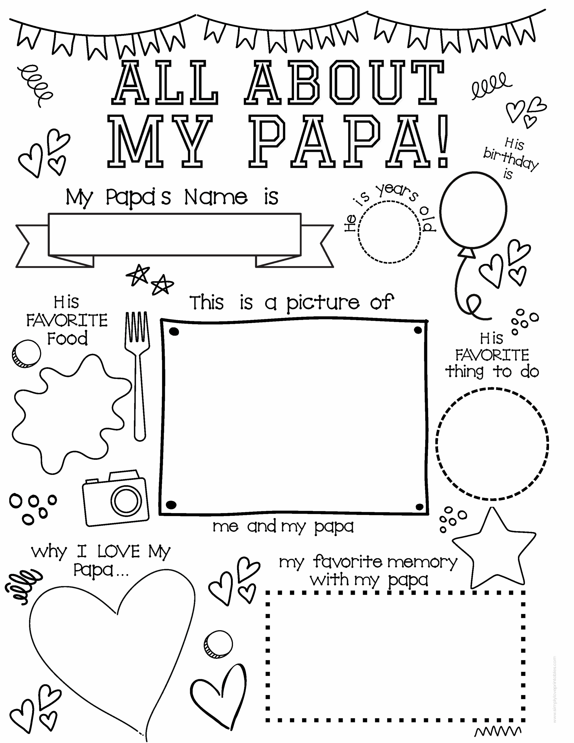 Fun Printables To Celebrate Father s Day Simply Love Printables