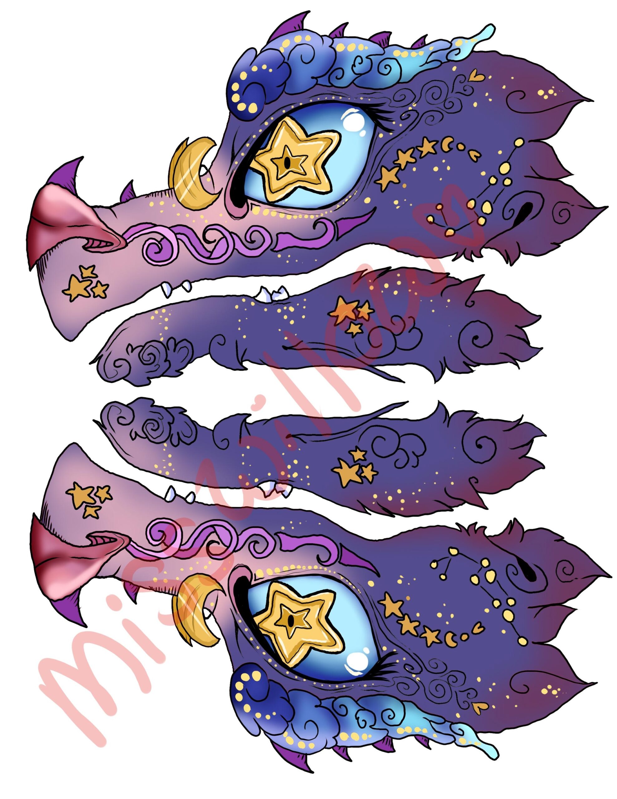 Galaxy Printable Paper Dragon Puppet Template Base Pattern Etsy Galaxy Printable Paper Dragon Puppet Template Base Pattern Etsy