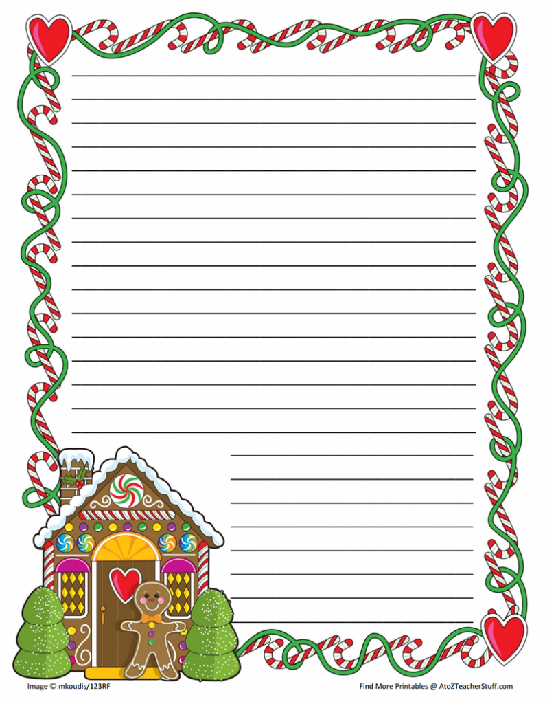 Gingerbread Printable Border Paper With And Without Lines A To Z Teacher Stuff Printable Pages And Worksheets Gingerbread Printable Border Paper With And Without Lines A To Z Teacher Stuff Printable Pages And Worksheets
