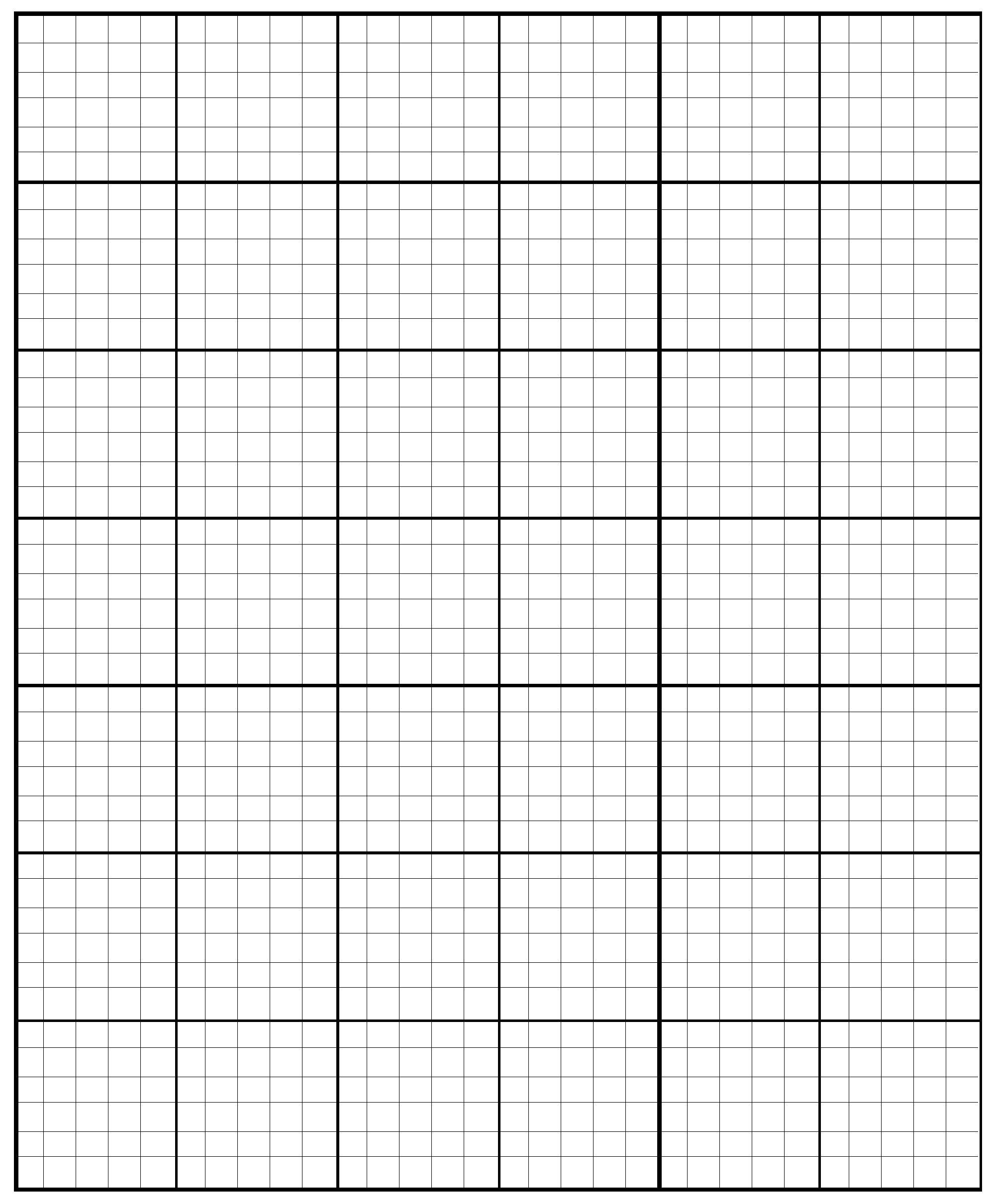 printable 1 8 graph paper
