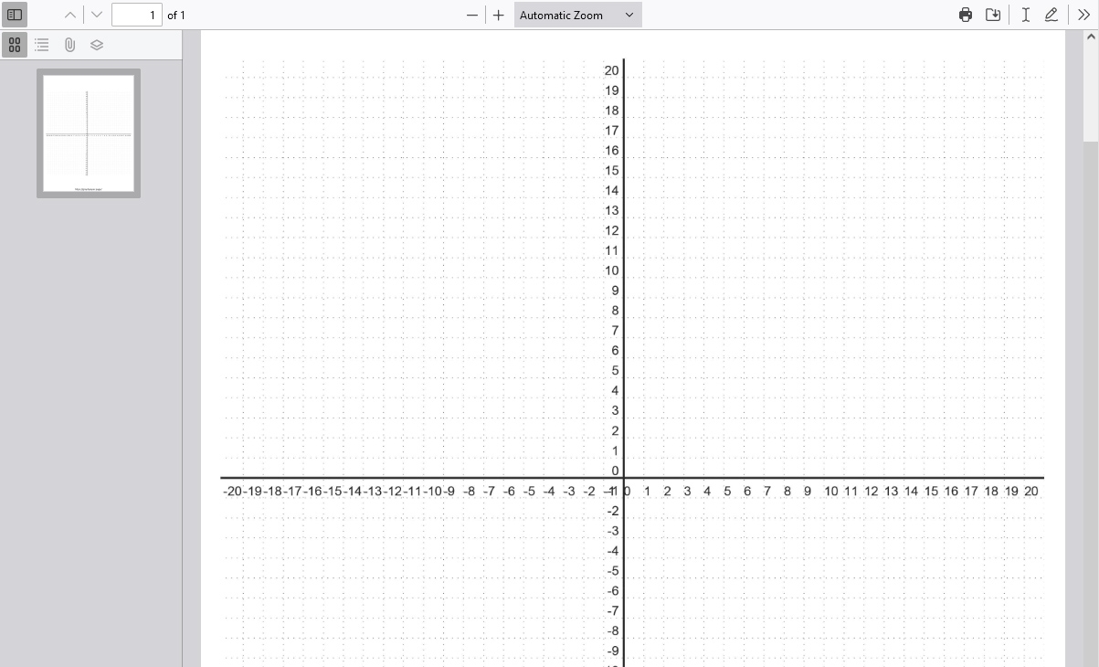 Graph Paper Page Printer Pdf Pages For Graphs And Writing