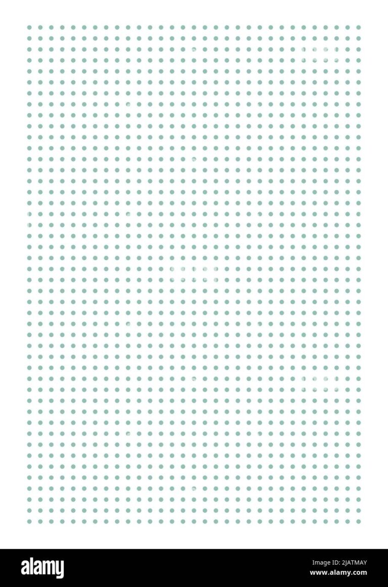 Graph Paper Printable Dotted Grid Paper On White Background Geometric Abstract Dotted Transparent Illustration With Dots For School Notebook Diary Stock Vector Image Art Alamy