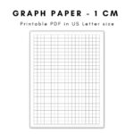 Graph Paper Printable Graph Paper Graph Paper Printable Graph Paper 1 Cm 1 Cm Graph Paper Etsy