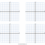 Grid Paper Printable 4 Quadrant Coordinate Graph Paper Templates Free Printables Monograms Design Tools Patterns DIY Projects