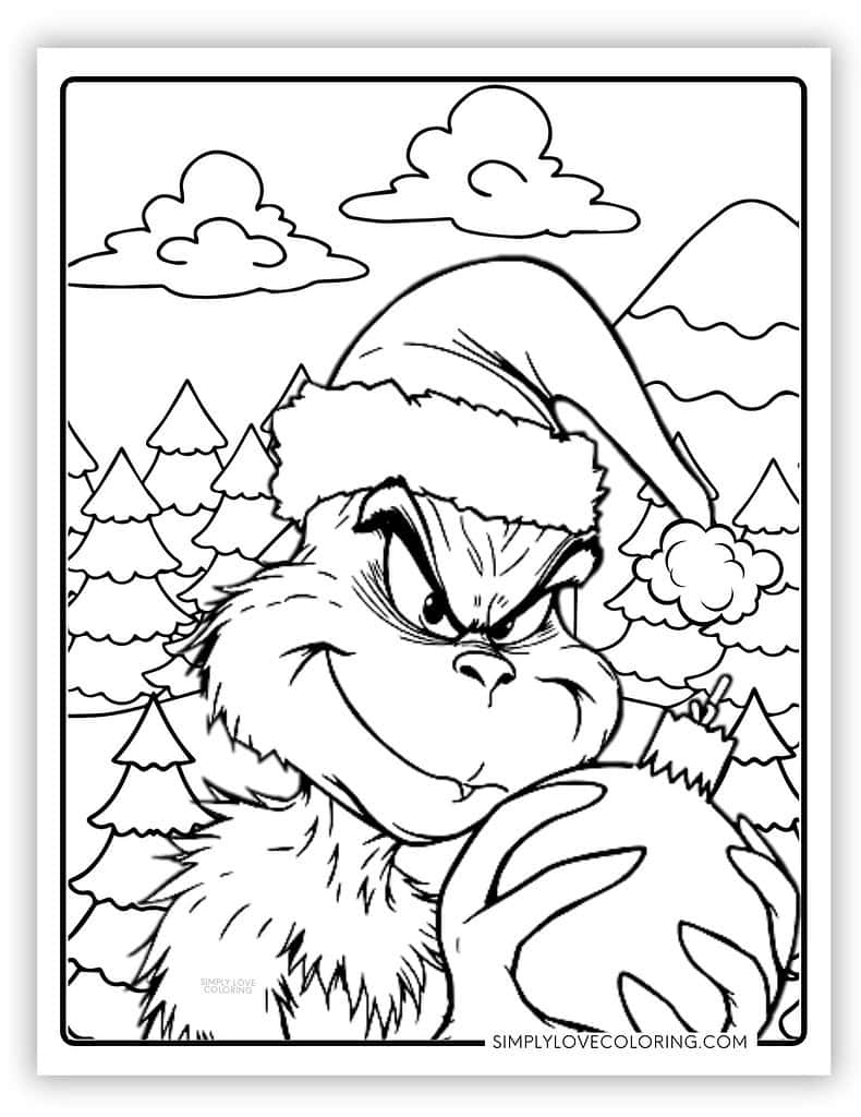 free printable grinch template