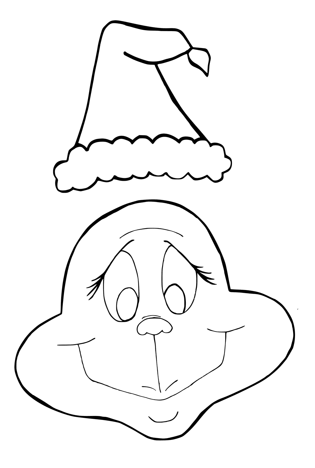 Grinch Stencil Free Printable