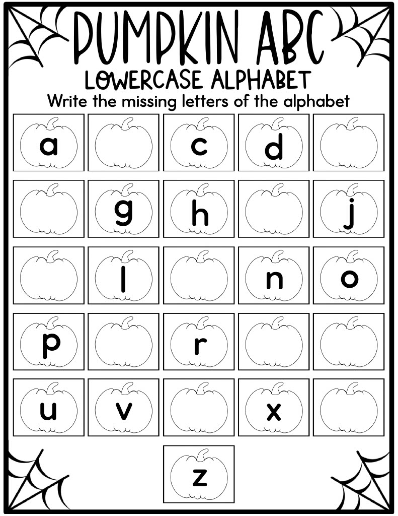 free halloween printable worksheets