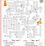Halloween Crossword Puzzle Puzzle Cheer
