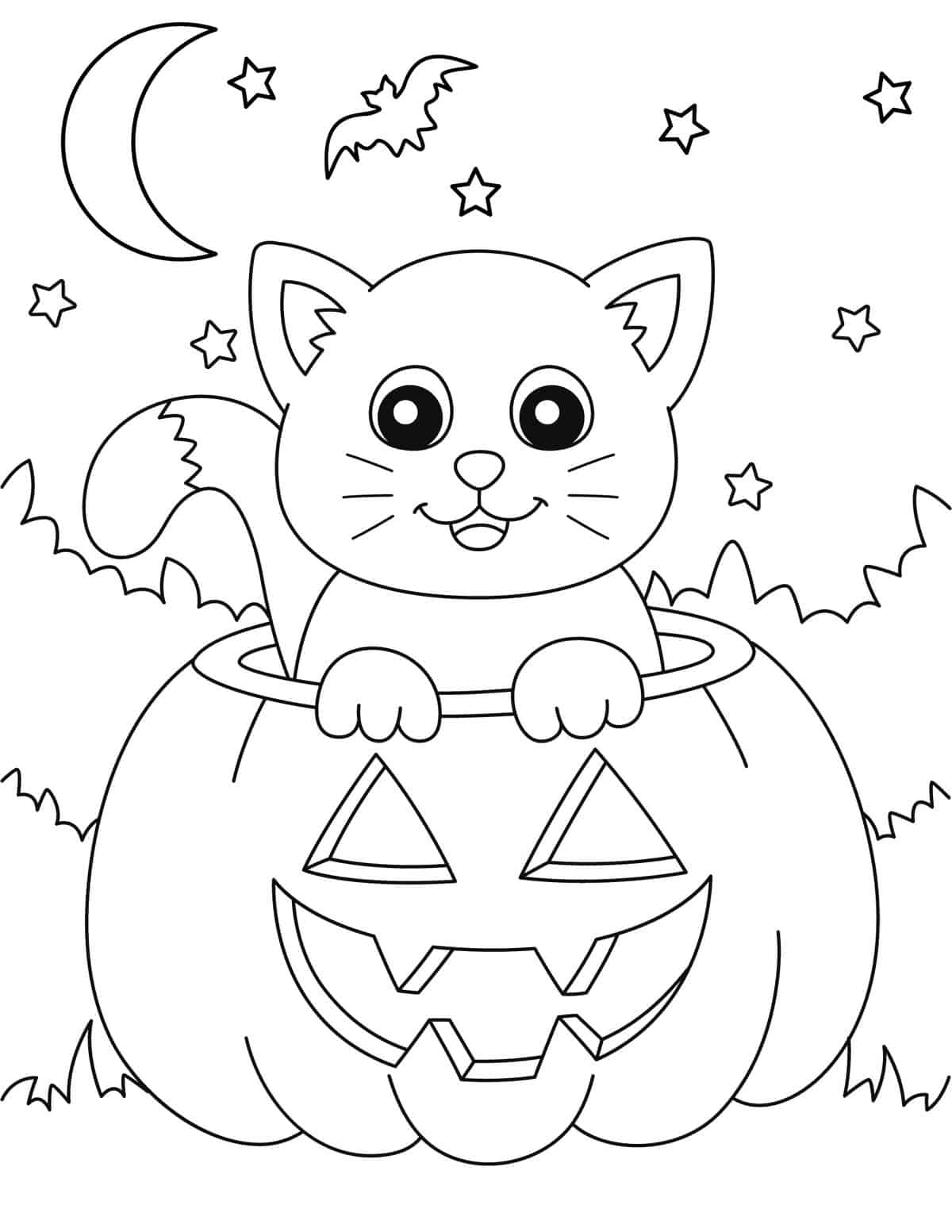 coloring pages halloween printable