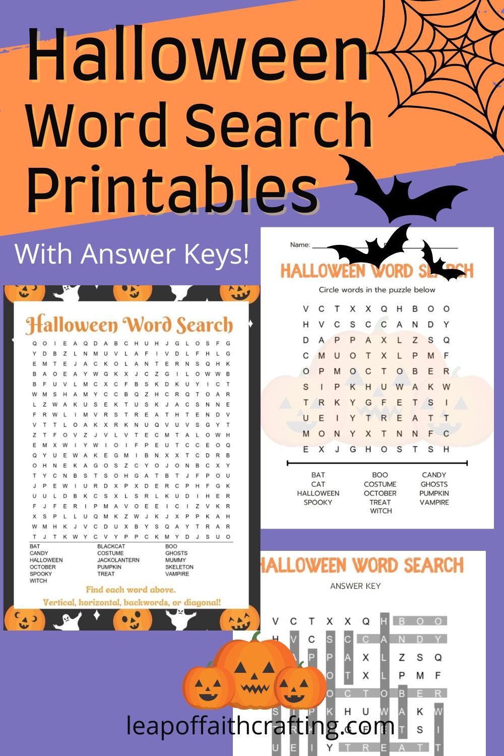 halloween word puzzles printable