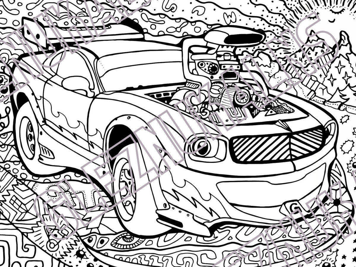 printable car coloring pages