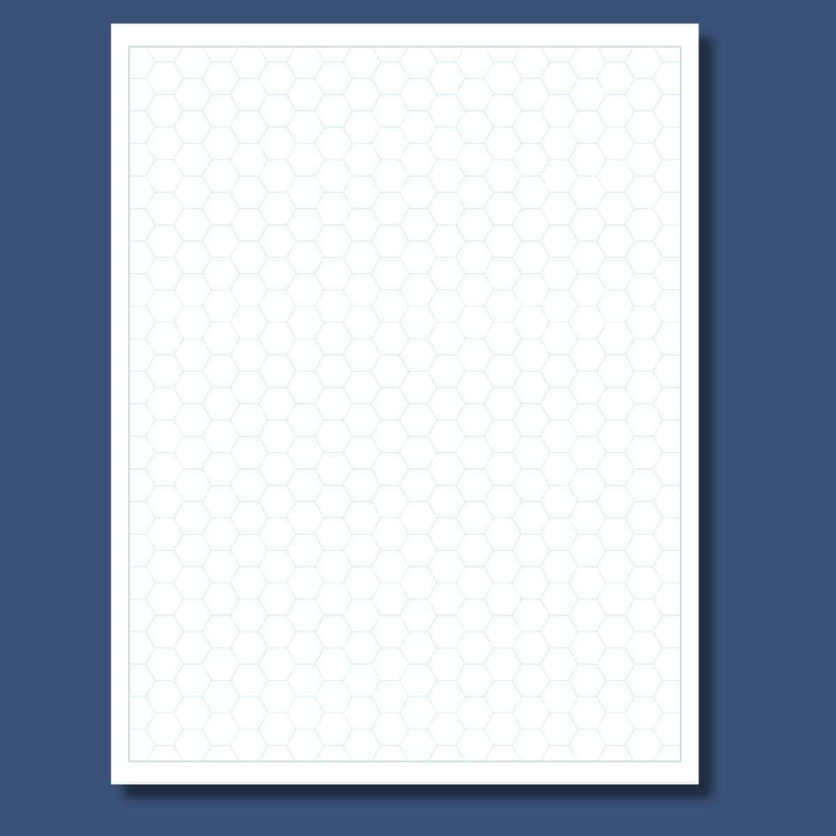 printable hex paper