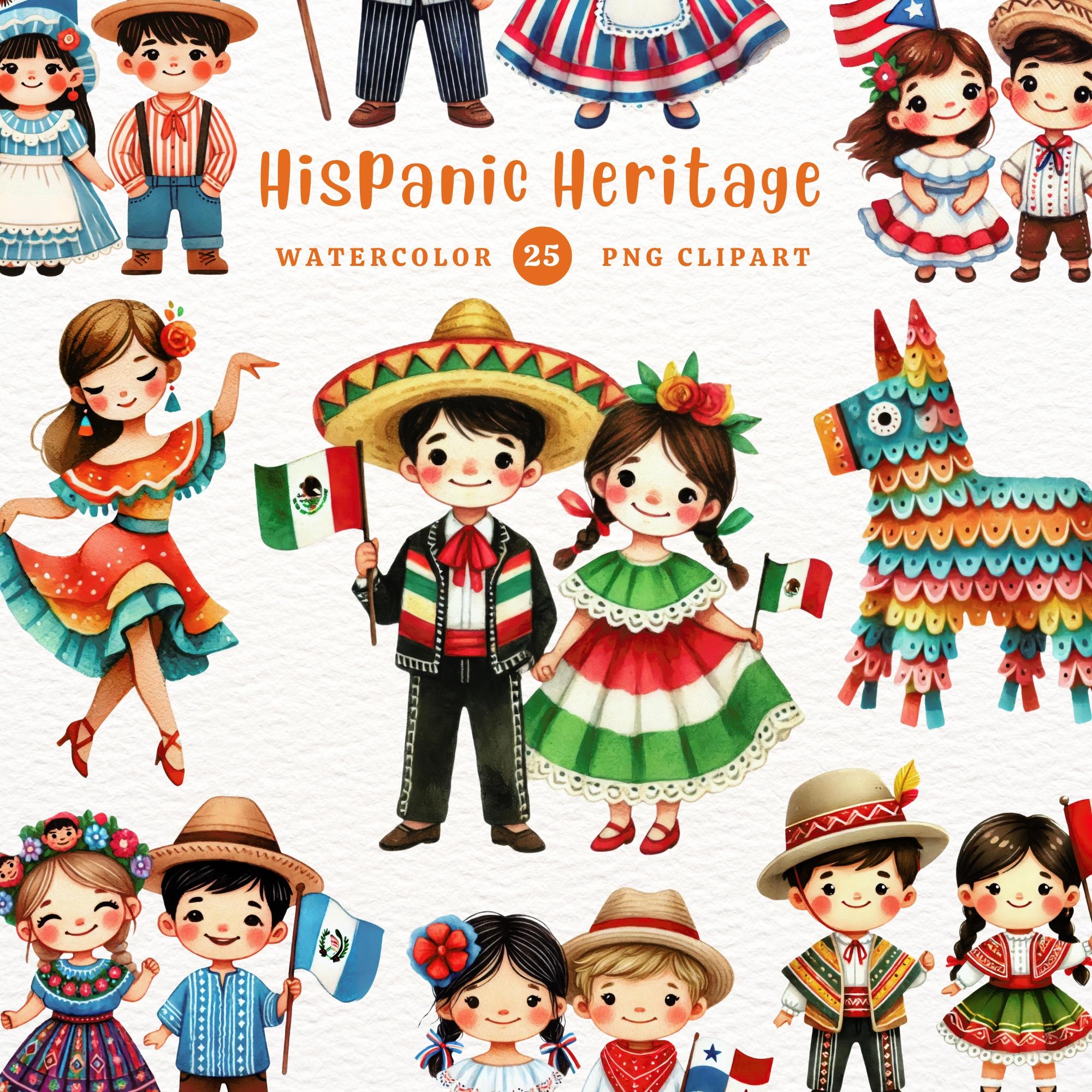 Hispanic Heritage Paper Dolls Etsy