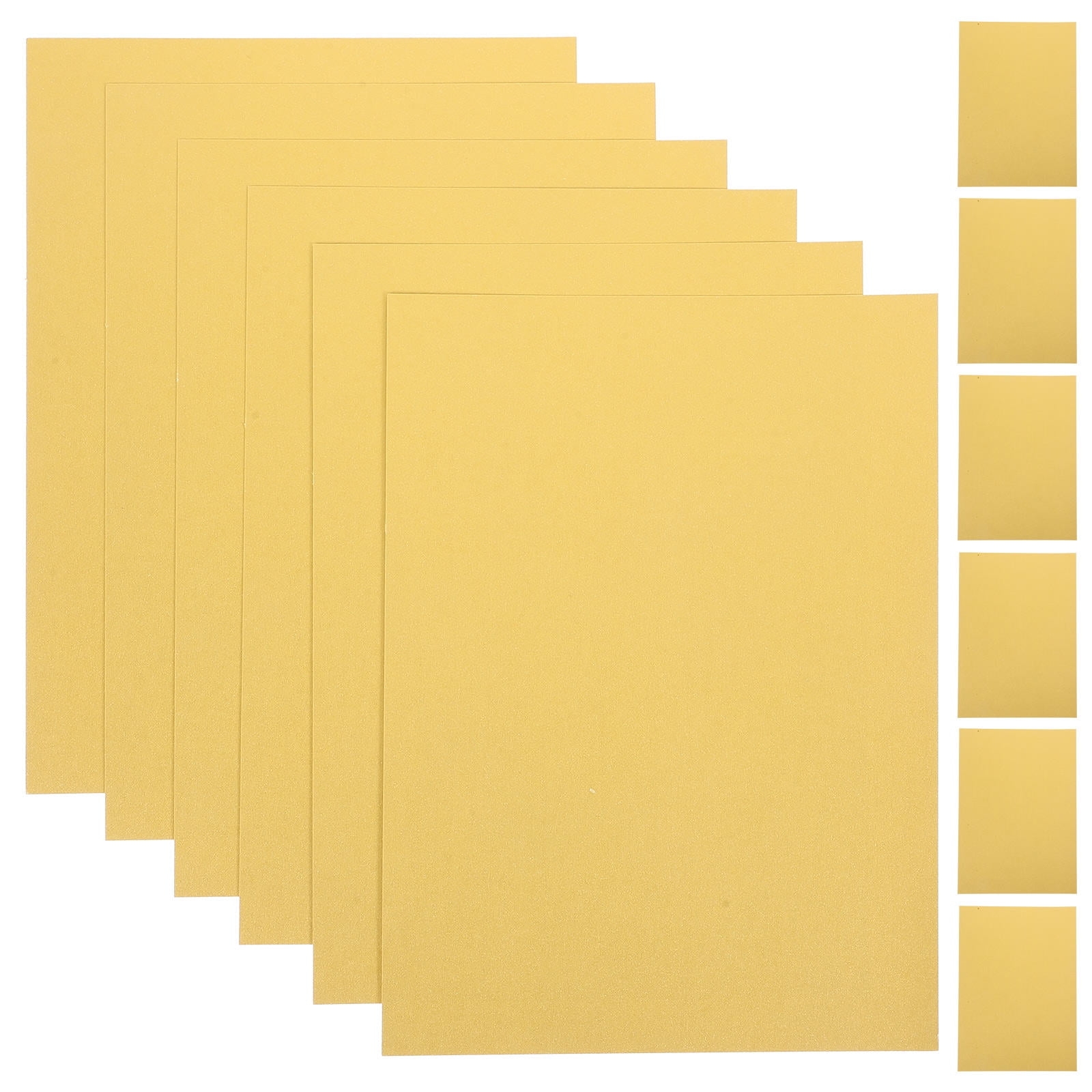 HOMEMAXS 50 Sheets Printer Cardboard Paper For Scrapbook Printable Golden Walmart