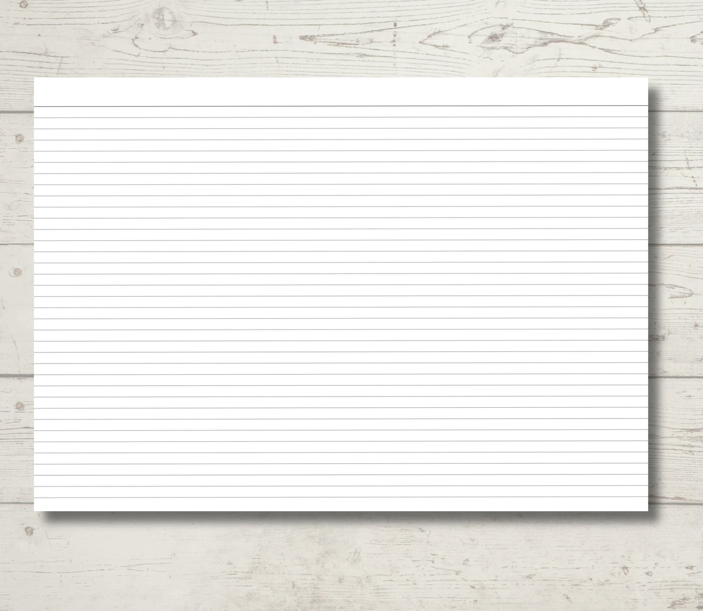 Horizontal Notebook Paper Digital Download School Paper Lined Paper PDF Printable Paper Lined Paper A4 Letter Size Printable Notebook Etsy