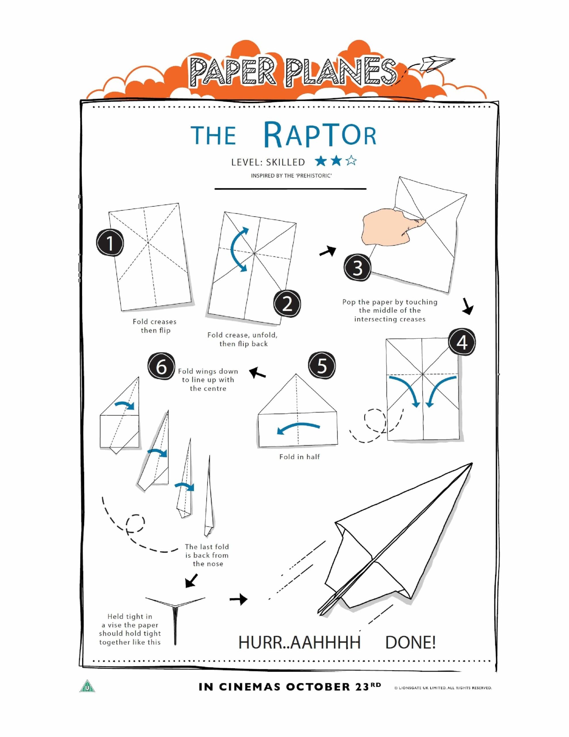 paper aeroplane printable