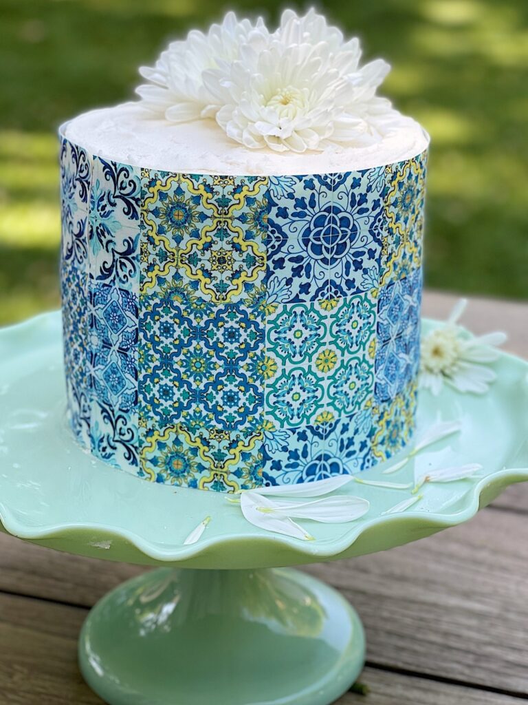 How To Make A Cake With Edible Paper Pastry Sheets MY 100 YEAR OLD HOME