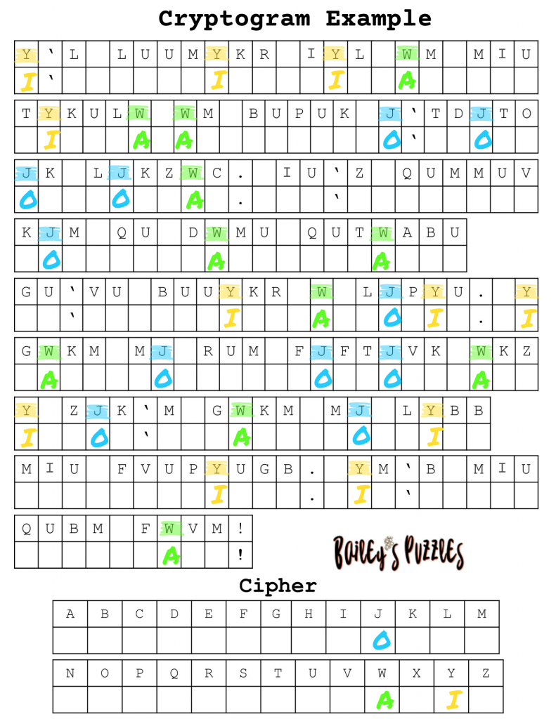free printable cryptoquip puzzles