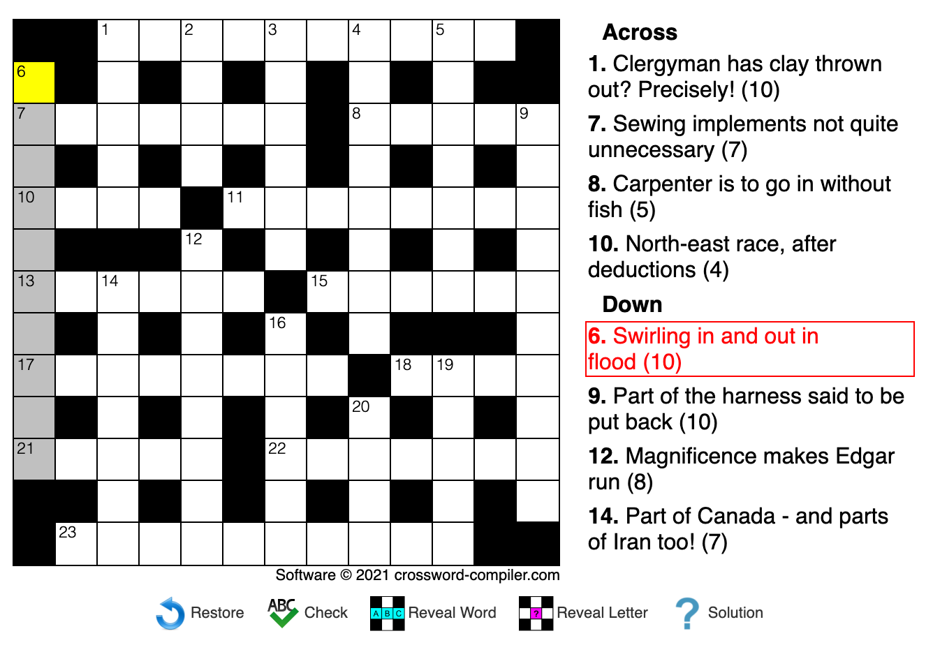printable cryptic crossword puzzles