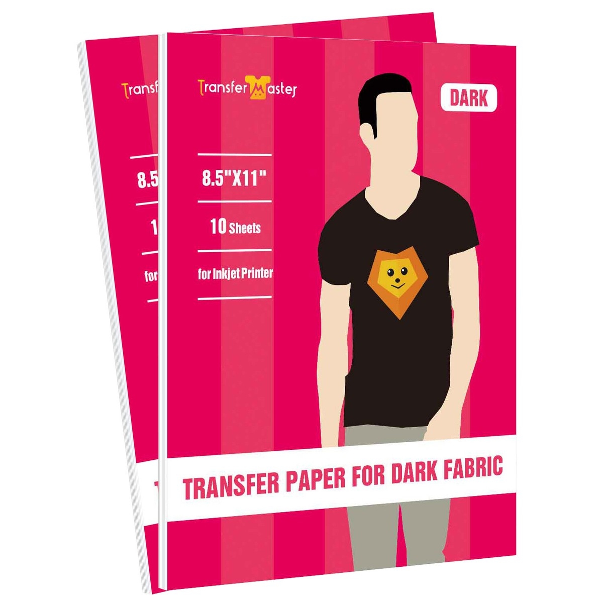 Inkjet Printable Dark Heat Transfer Paper For T shirt 20 Sheets 8 5x11 Iron On EBay