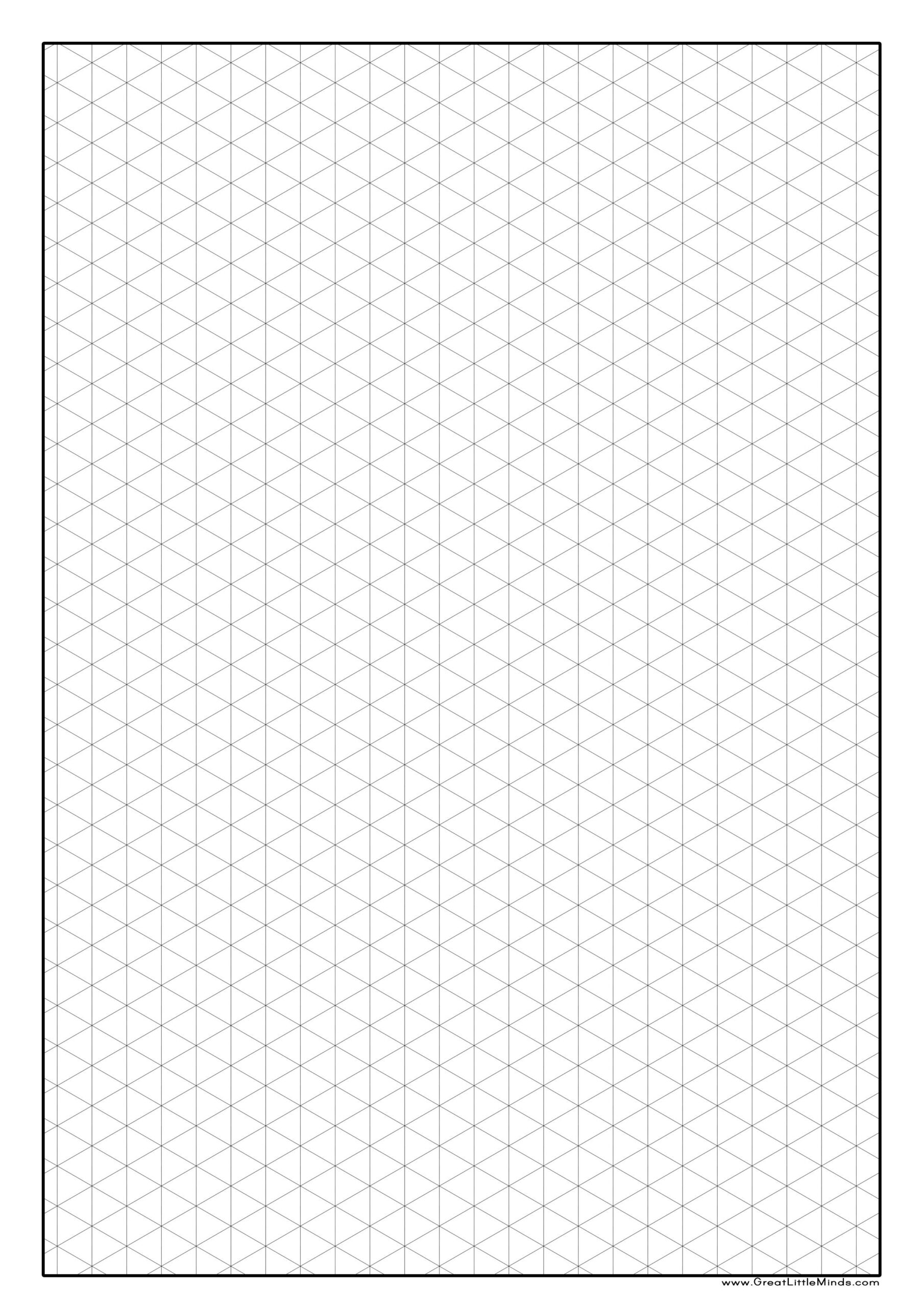 printable isometric paper