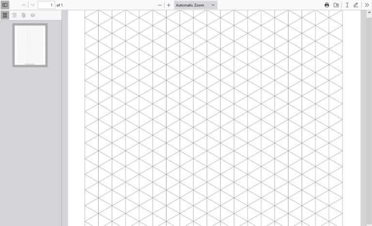 Isometric Graph Paper PDF Graph Paper Page