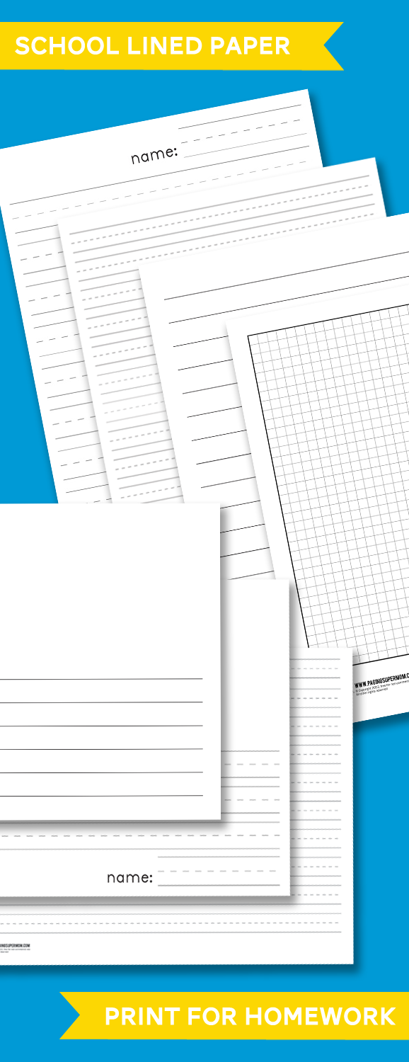 Kindergarten Lined Paper Printable Get Free PDF File Templates