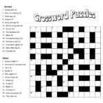 Large Print Easy Crossword Puzzles 10 Free PDF Printables Printablee