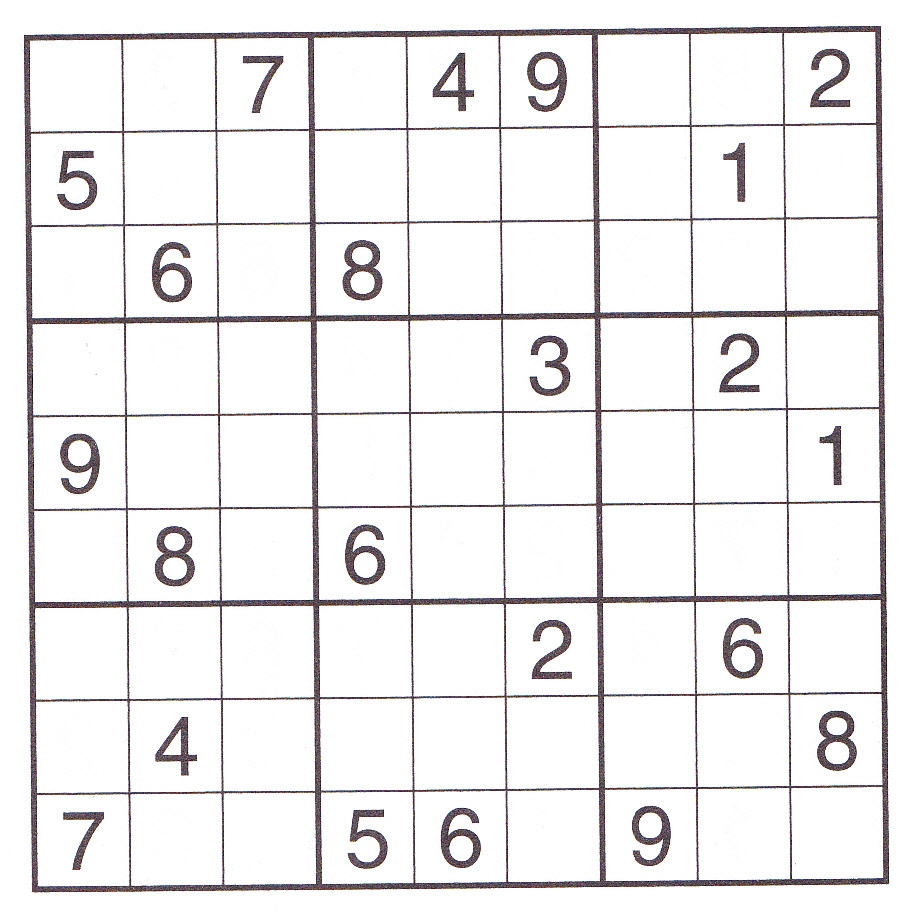 Large Printed Sudoku Puzzles 100 Medium Difficulty Large Print Sudoku Puzzles 9 X 9 Sudoku For Adults