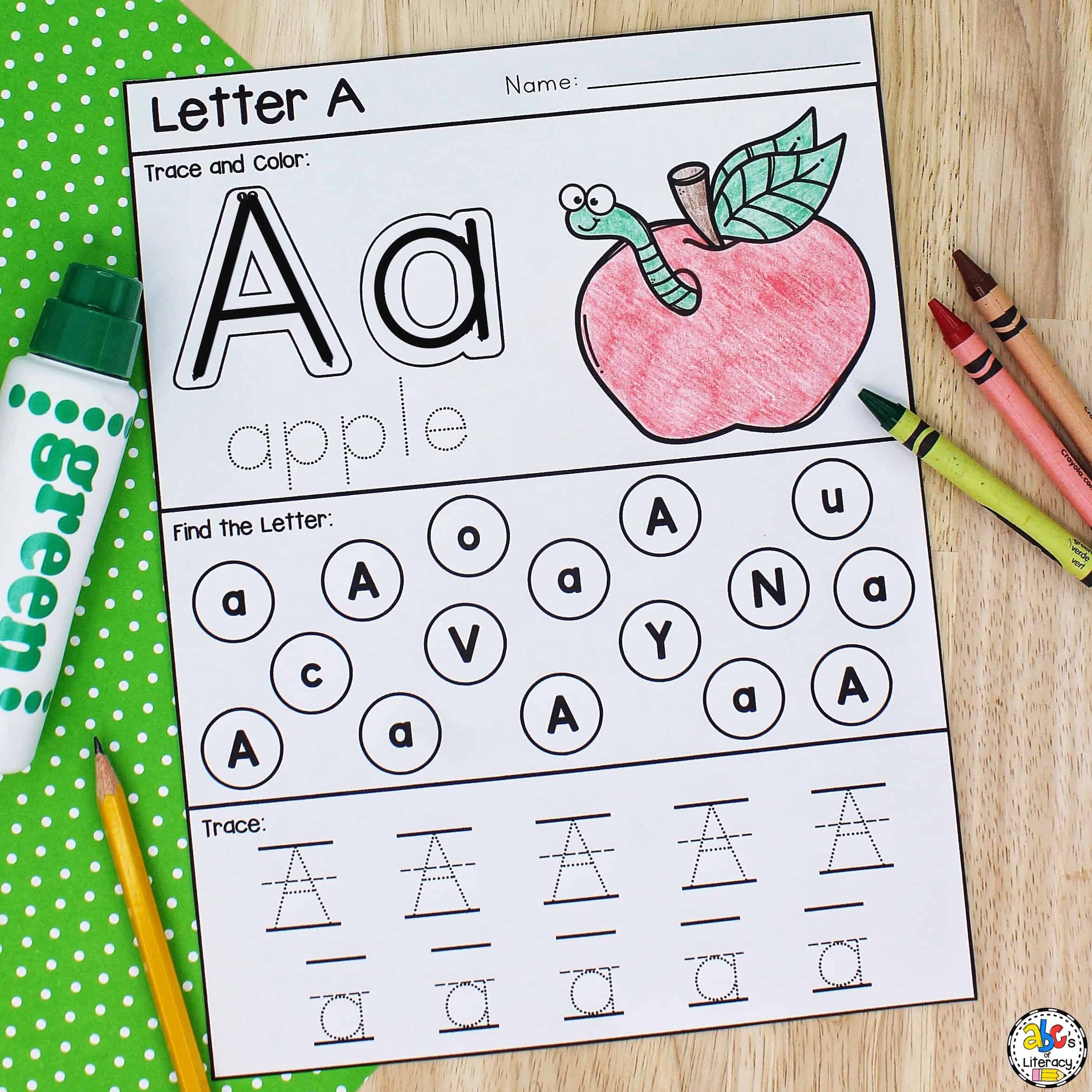 free printable preschool worksheets