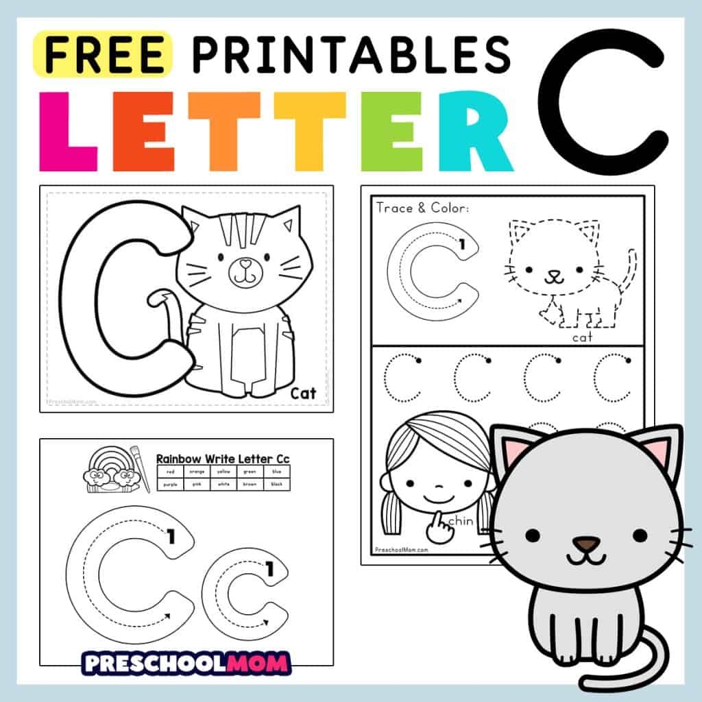 letter c worksheets printable