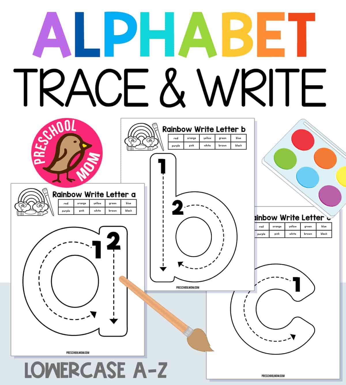 free printable alphabet tracing worksheets