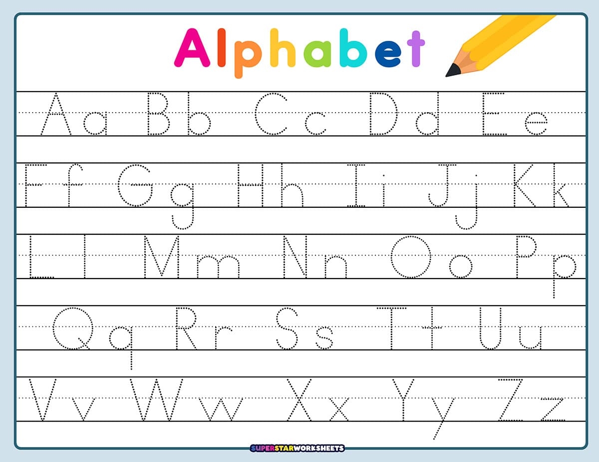 tracing worksheets free printable
