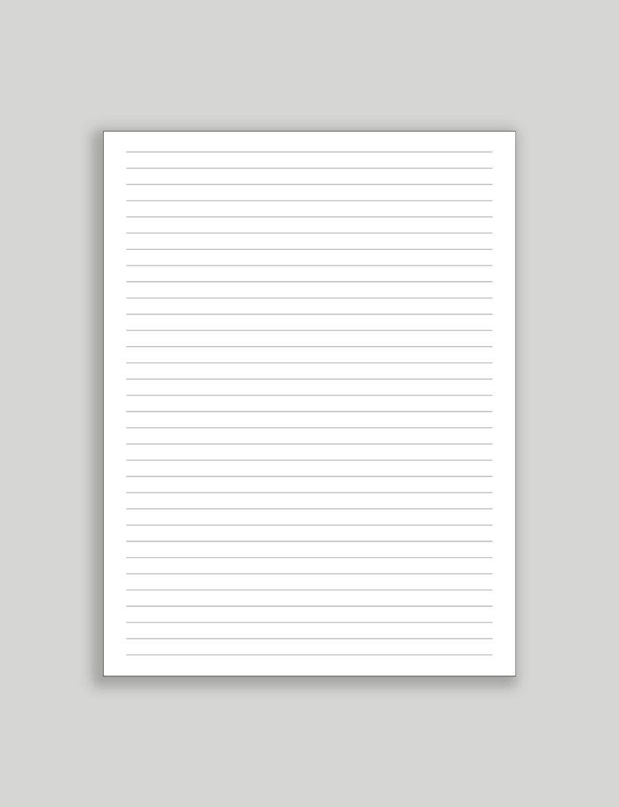wide ruled printable paper