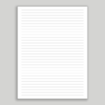 Lined Paper Free Printable PDF Download SortOutMy Life