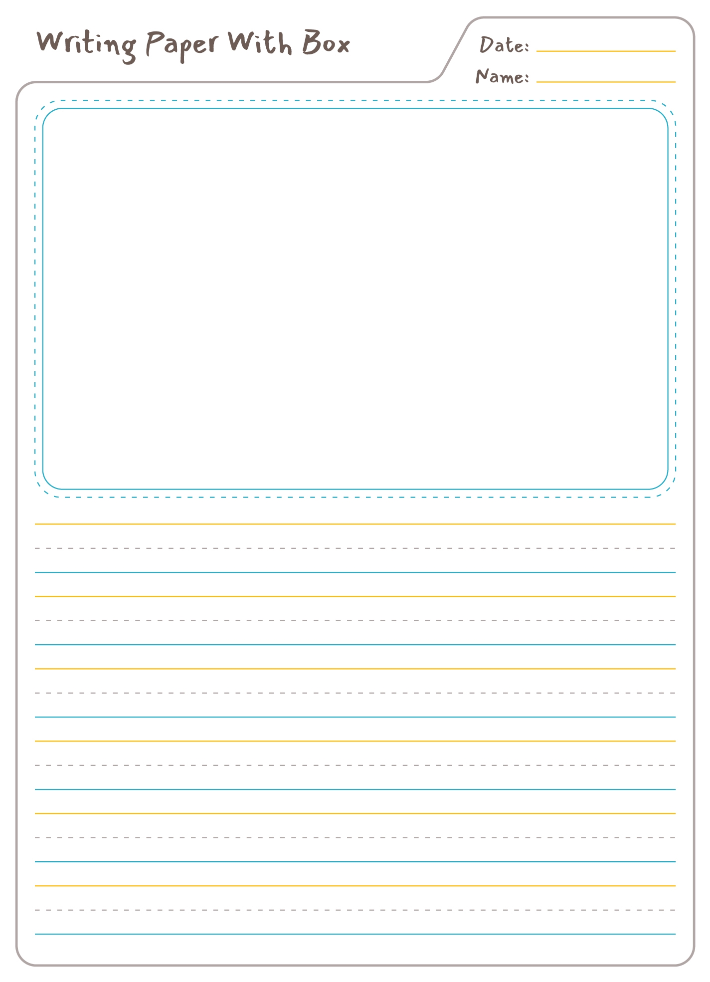 free printable writing paper