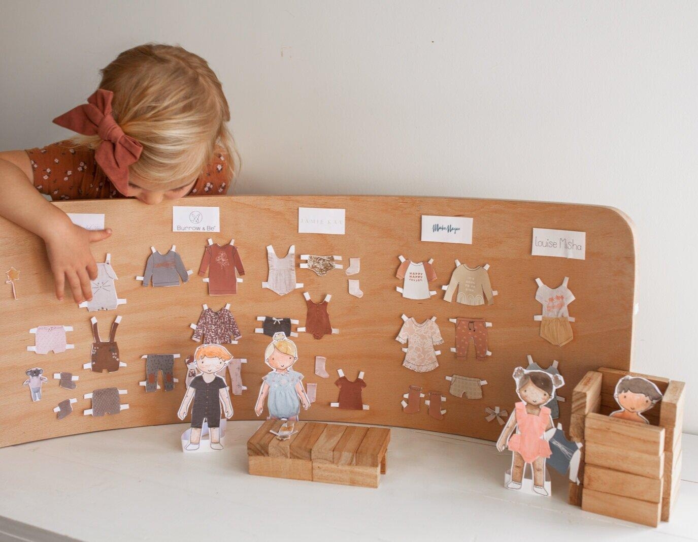 paper doll free printable