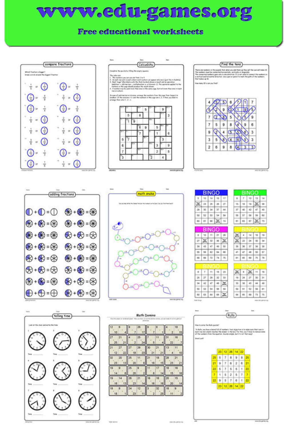 Math Games Maths Games Free Printable Worksheets 